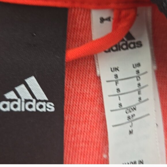 Adidas black/red track jacket size S - Picture 5 of 8